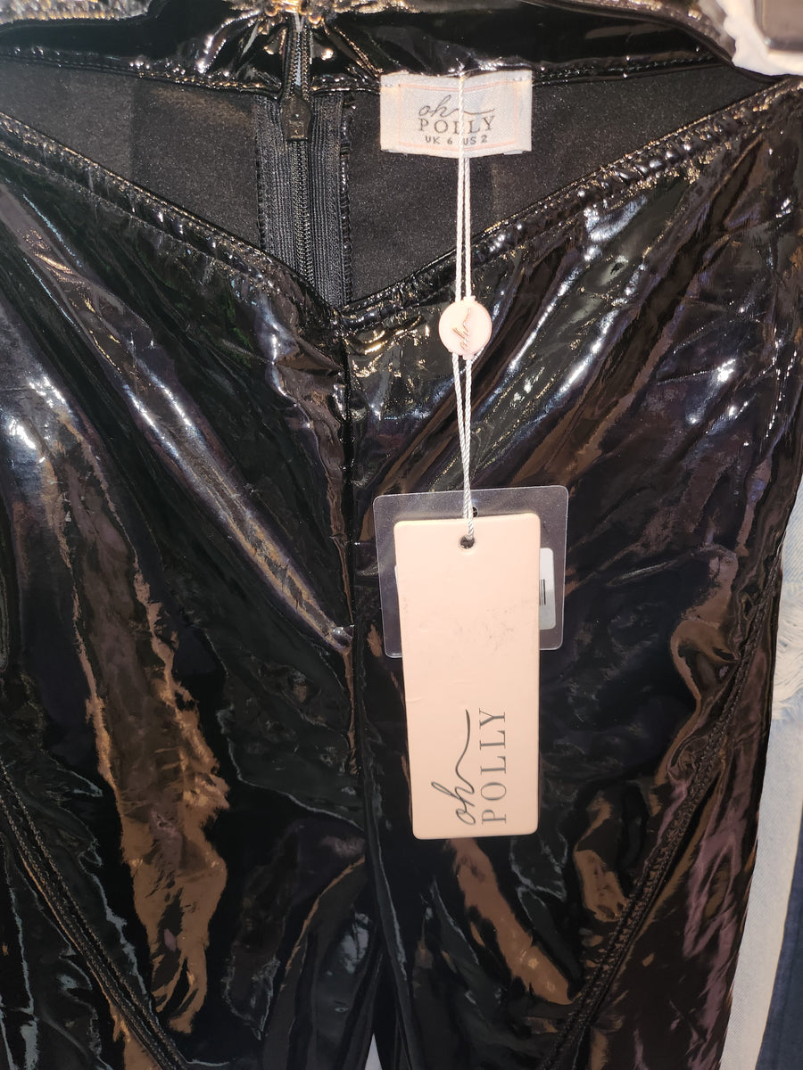 Oh polly leather on sale trousers