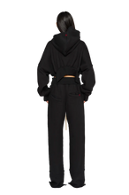 Load image into Gallery viewer, COUCOO ASYMMETRIC, FITTED CROTCH TRACKSUIT BOTTOMS IN CARBON
