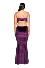 Load image into Gallery viewer, COUCOO KWAI CROP TOP IN AUBERGINE
