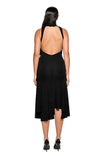 Load image into Gallery viewer, COUCOO ELYSEE DRESS IN POMEGRANITE SEED / SATIN BLACK
