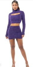 Load image into Gallery viewer, COUCOO LONG SLEEVE TWO PIECE PEEKABOO SET TOP &amp; BOTTOMS
